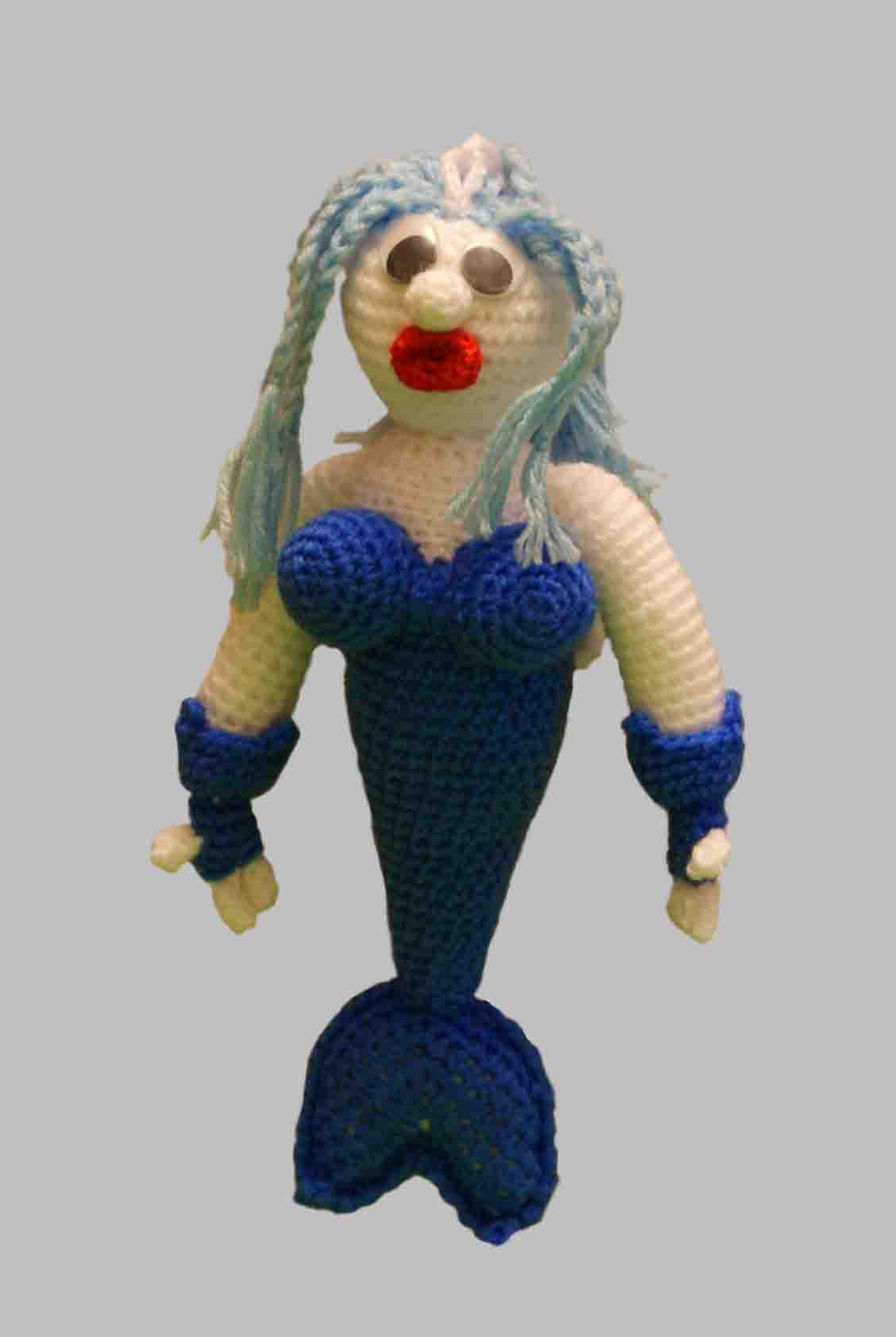 Вязанная кукла Русалка (фото,фотография)