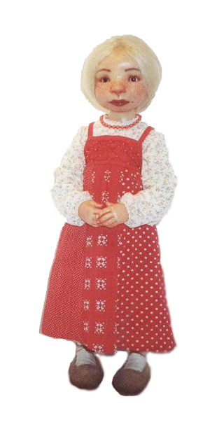 Коллекционная кукла Дуняша. Ручная работа. Автор Людмила Двинина (фото,фотография)