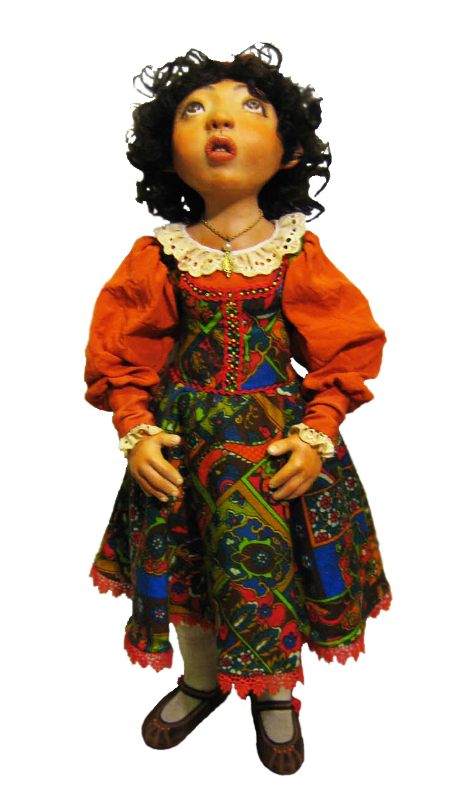 Коллекционная кукла Гуля, ручная работа, автор Людмила Двинина (фото,фотография)